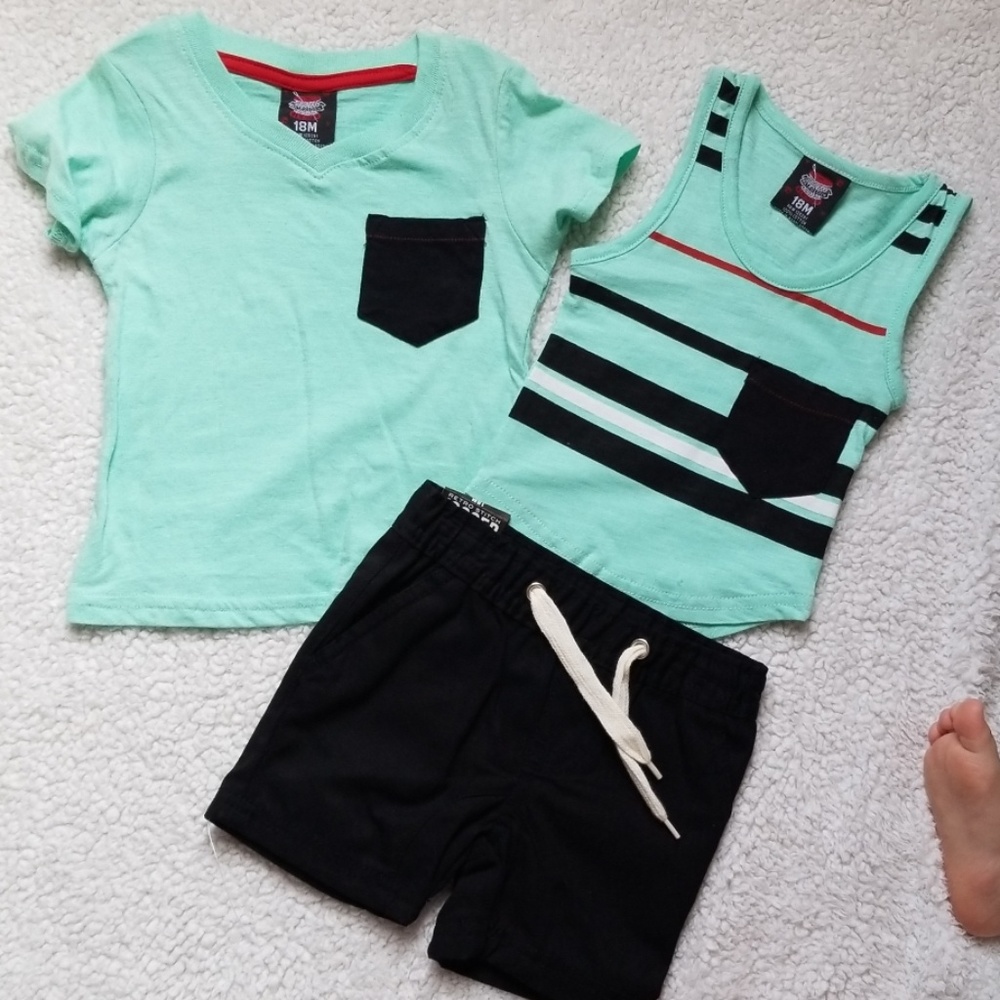 NWT Boy's Short Set